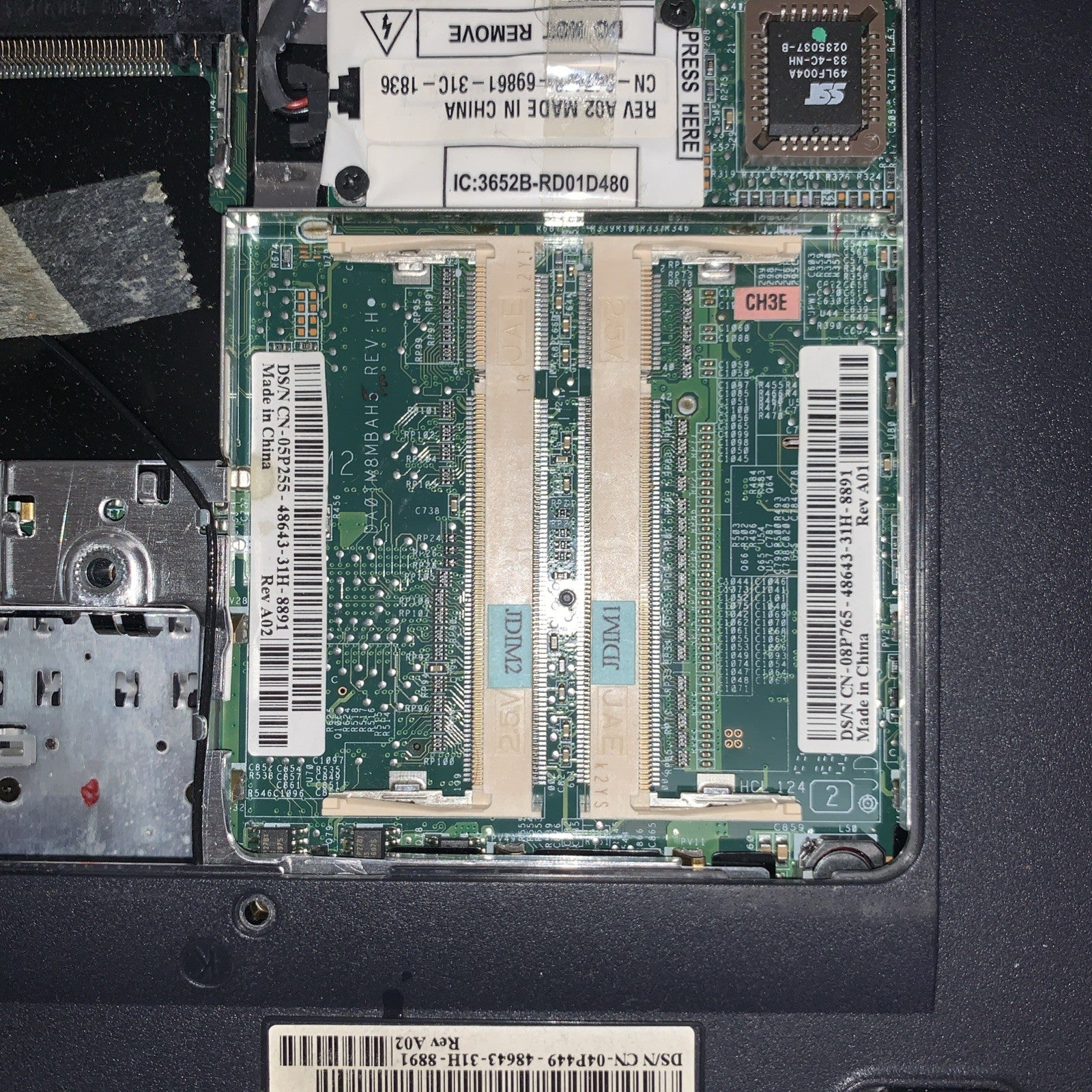 🔥 Vintage 14" Dell Inspiron 4150 Laptop P4 motherboard & other parts