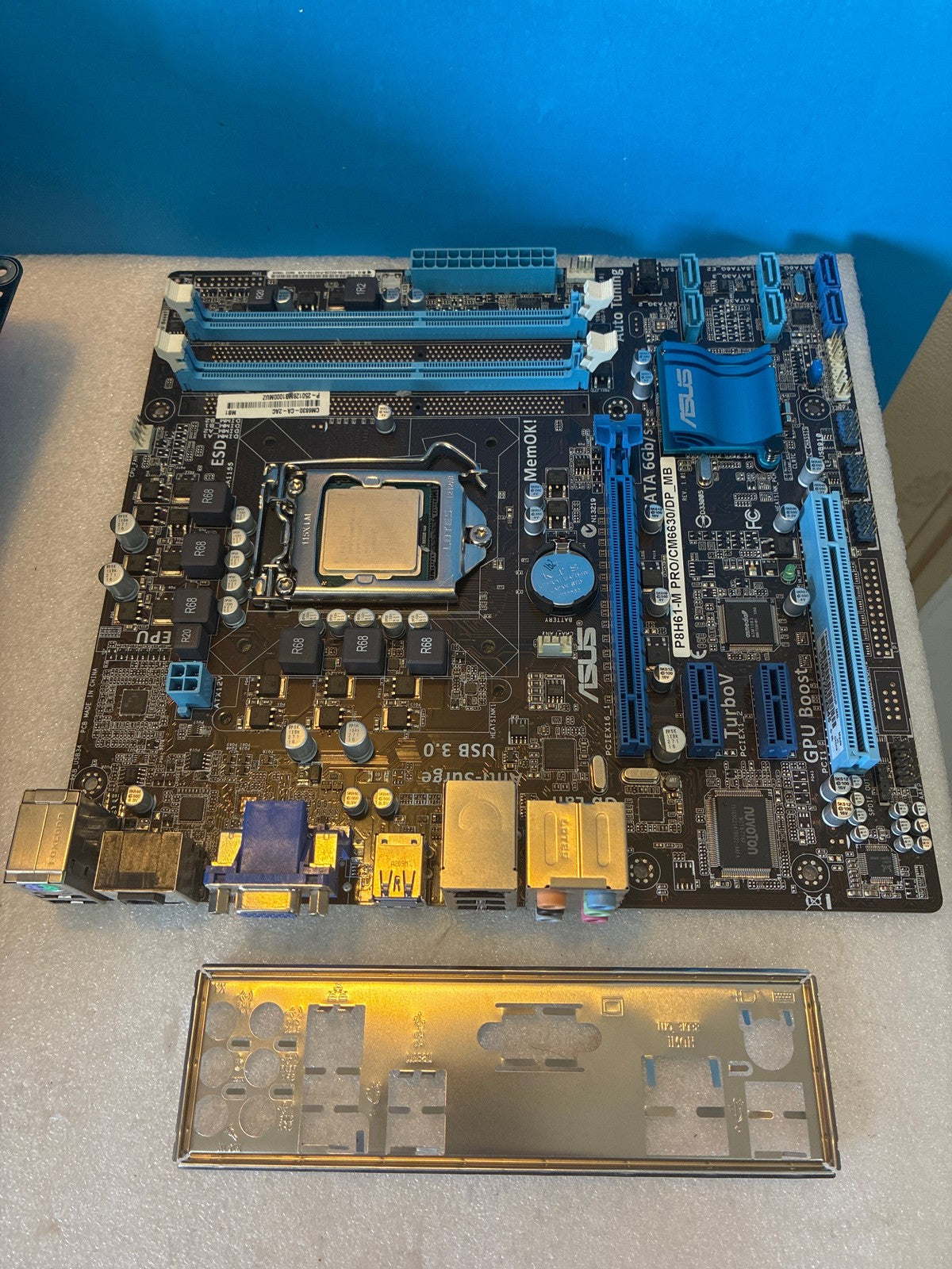 🔥 ASUS P8H61-M Pro LGA1155 Micro-ATX Motherboard with Intel Core i5-3450 CPU