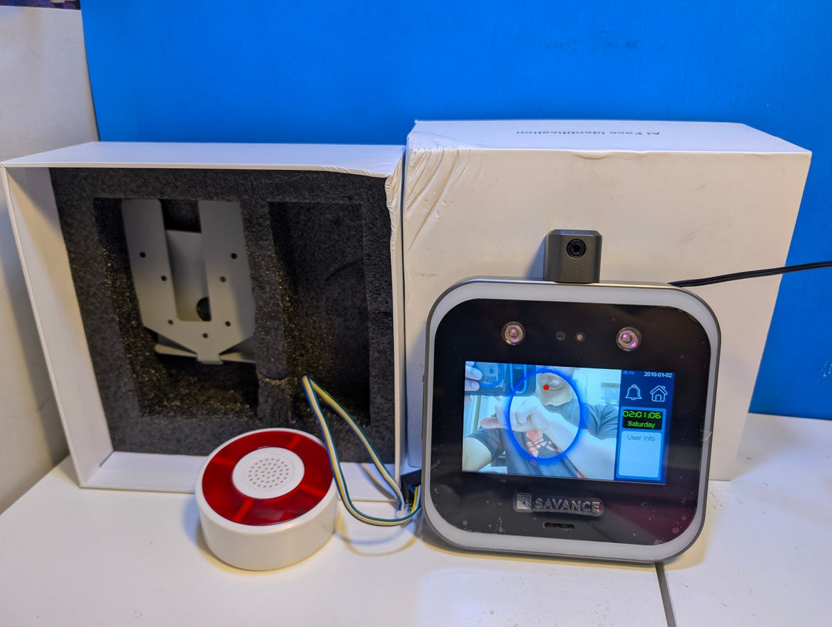 🎸  Savance ZX-DF05T AI Face Recognition Access Control Terminal w/ Alarm Bell