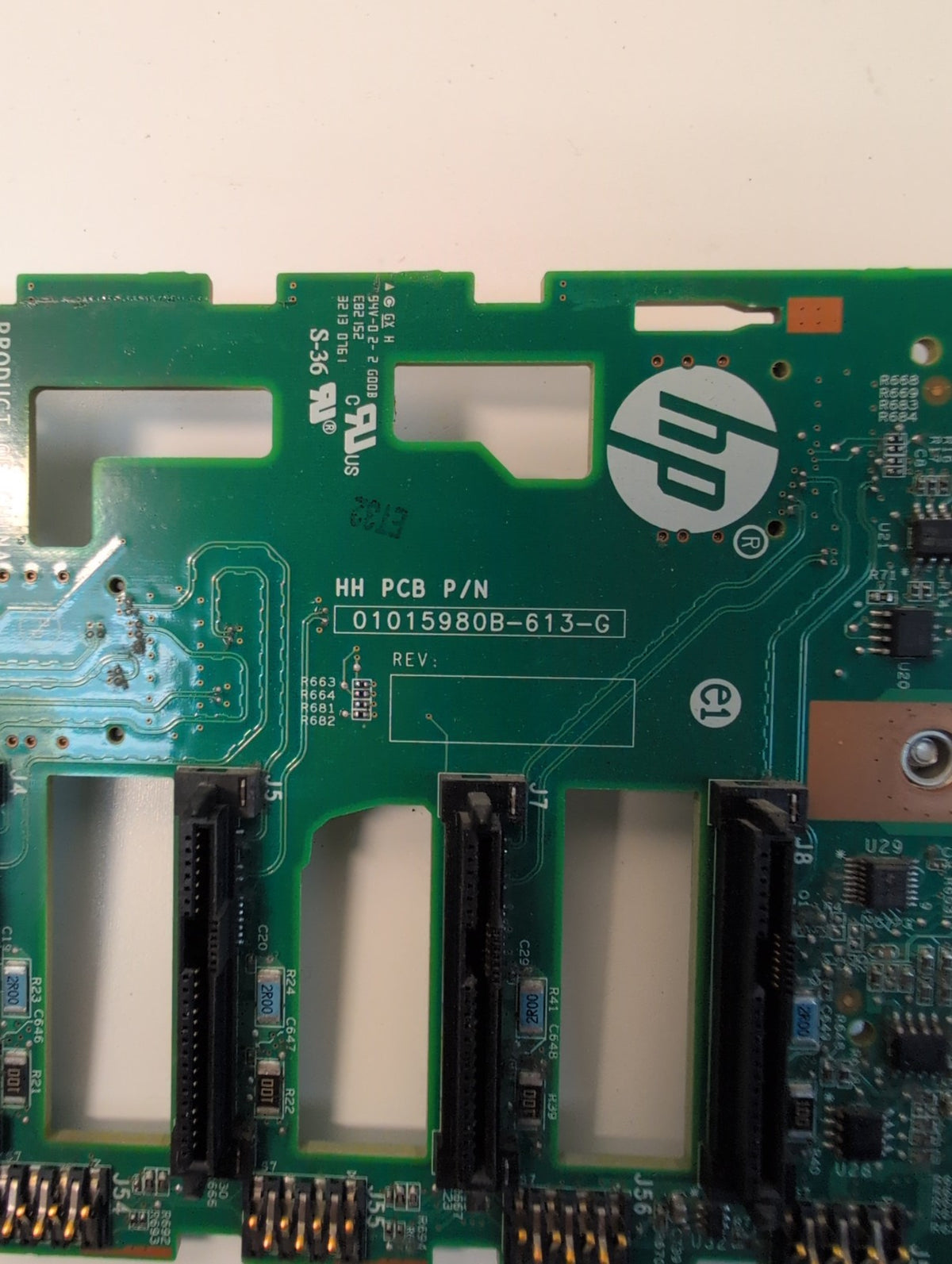 HP SAS Drive Backplane Board 667278-001 638929-001 ProLiant Server -