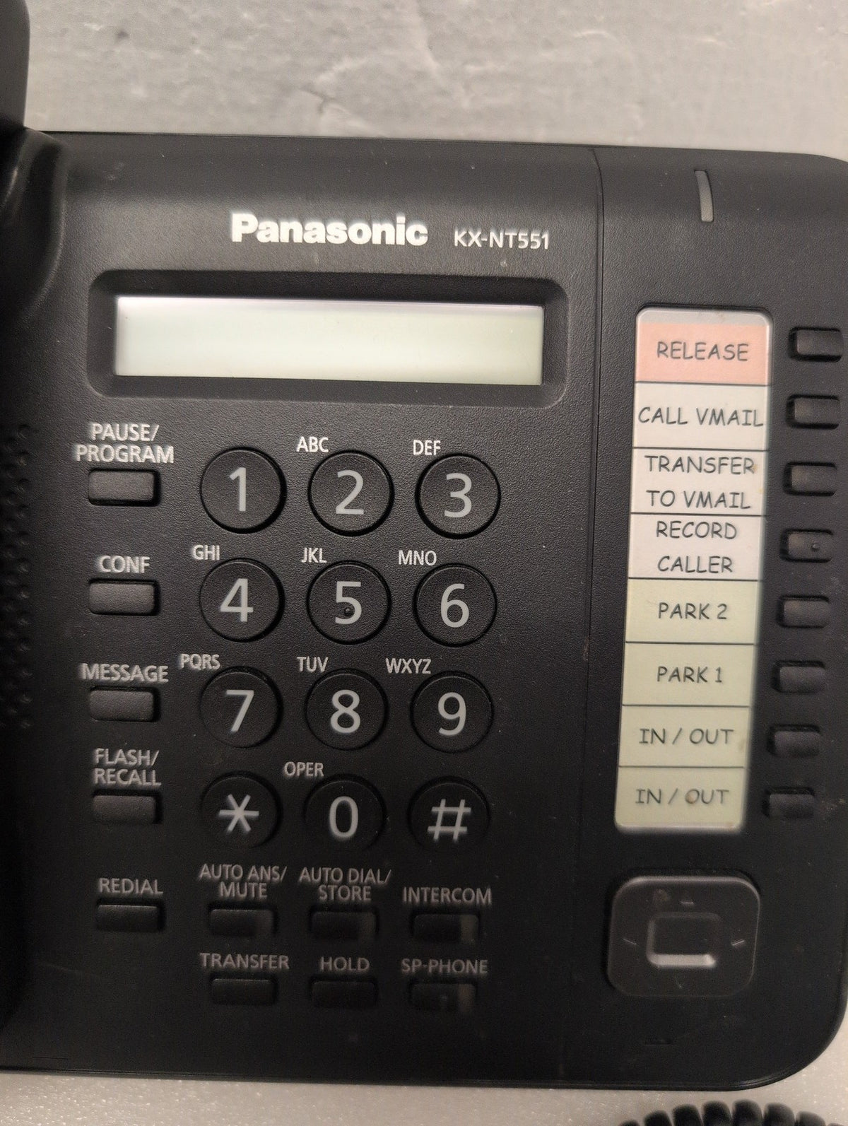 🎸 Panasonic KX-NT551 IP Proprietary Business VoIP Phone Black LCD PoE Office