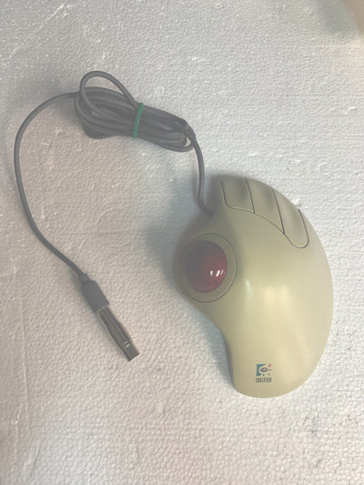 Nice ~ Logitech Trackman Marble Trackball T-CH11 804122-00 (male & female plug)