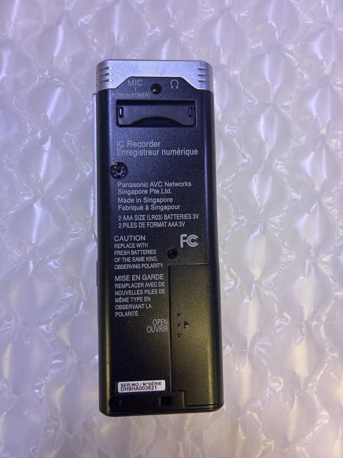 🔥 Panasonic RR-US570 Stereo IC Voice Recorder with Zoom Mic, Mini-USB