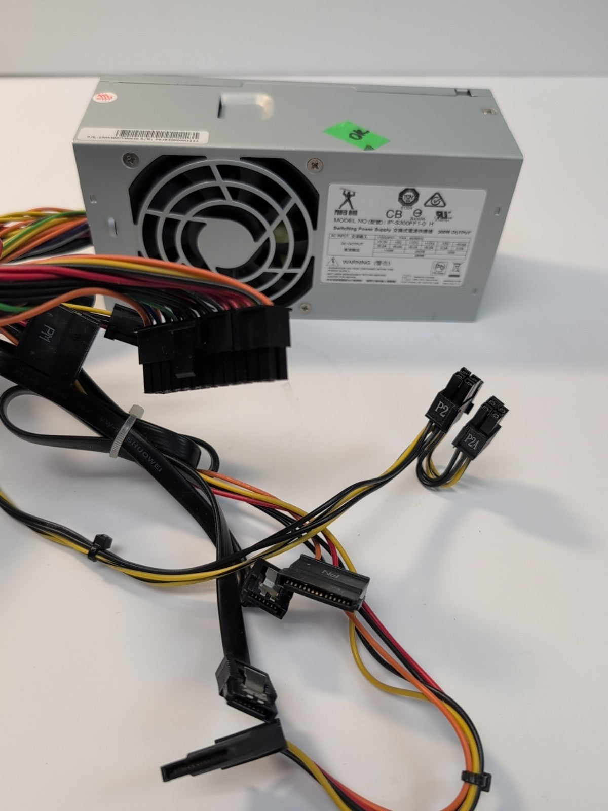 Power Man IP-S300FF1-0 H 300Watt  Power Supply 24pin/ 4+4Pin CPU  Tested -
