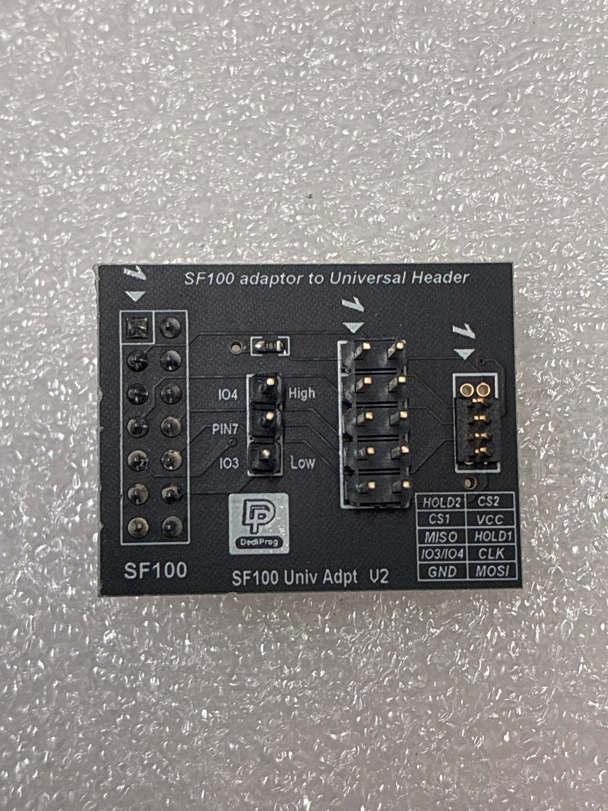 🔥 DediProg SF100 Univ Adpt V2 Adapter to Universal Header PCB Board