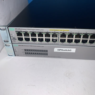 （2x）HPE OfficeConnect 1920S 24-48 port switches JL386A JL381A