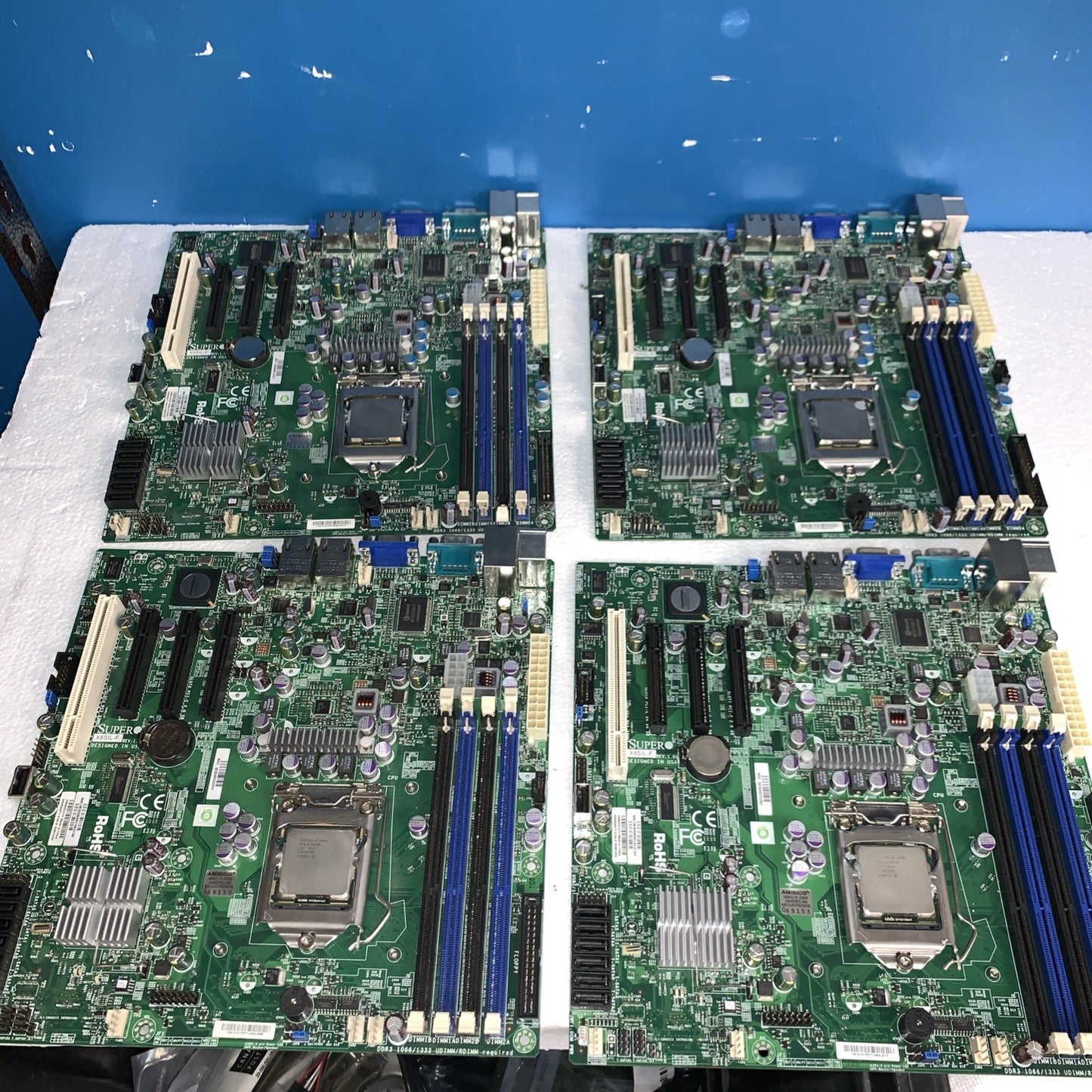 1 x  Supermicro X8SIL-F Computer Motherboard W/ X3440 CPU Tested (NO I/O Plate)