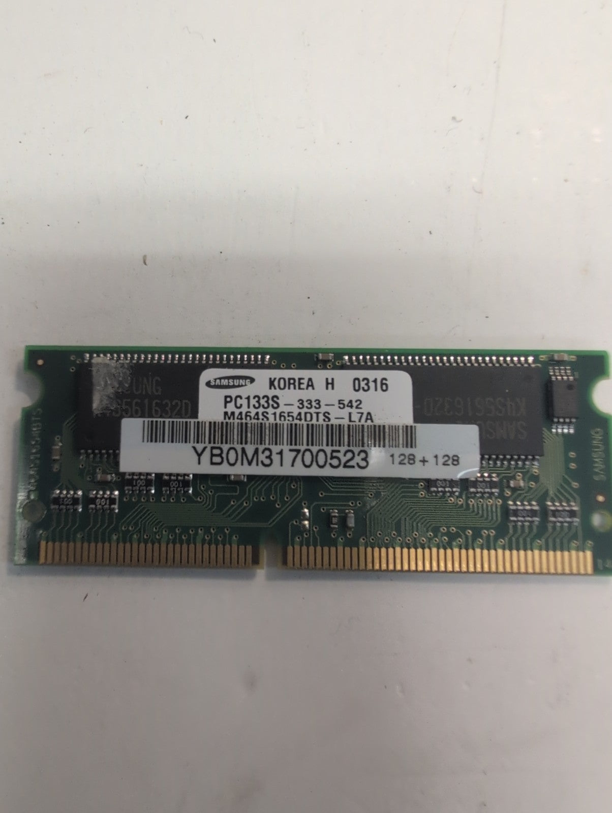 🔥   128MB Samsung Laptop Memory M464S1654DTS SDRAM PC133S For Apple iBook G3 -