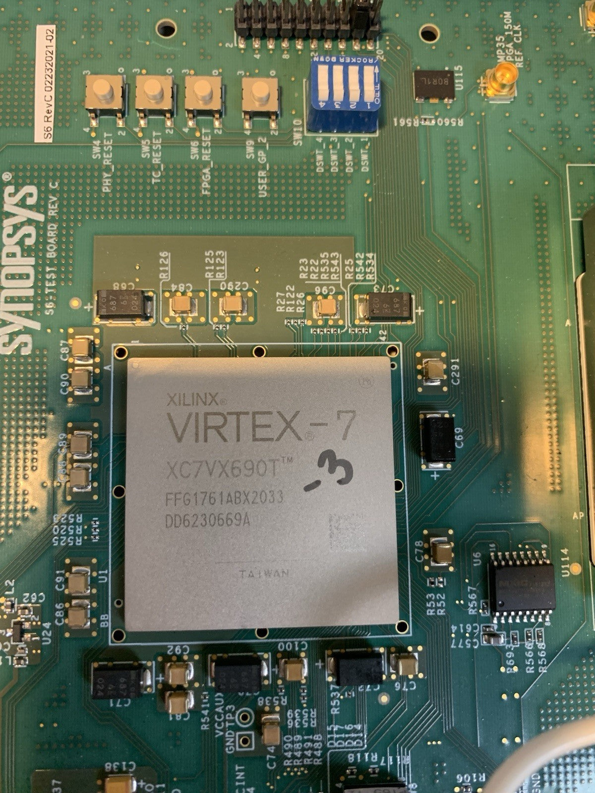 Synopsys S6 Test Board Rev C Xilinx Virtex-7 XC7VX690T FPGA Development Board