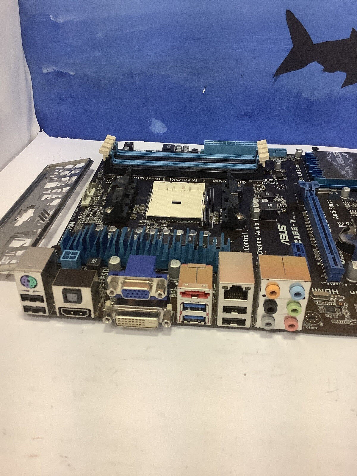 Asus F2A85-V AMD Motherboard With I/O Plate