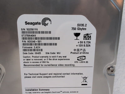 🔥 Seagate ST3750640AV SV35.2 750GB Internal IDE PATA 3.5" Hard Drive Tested -