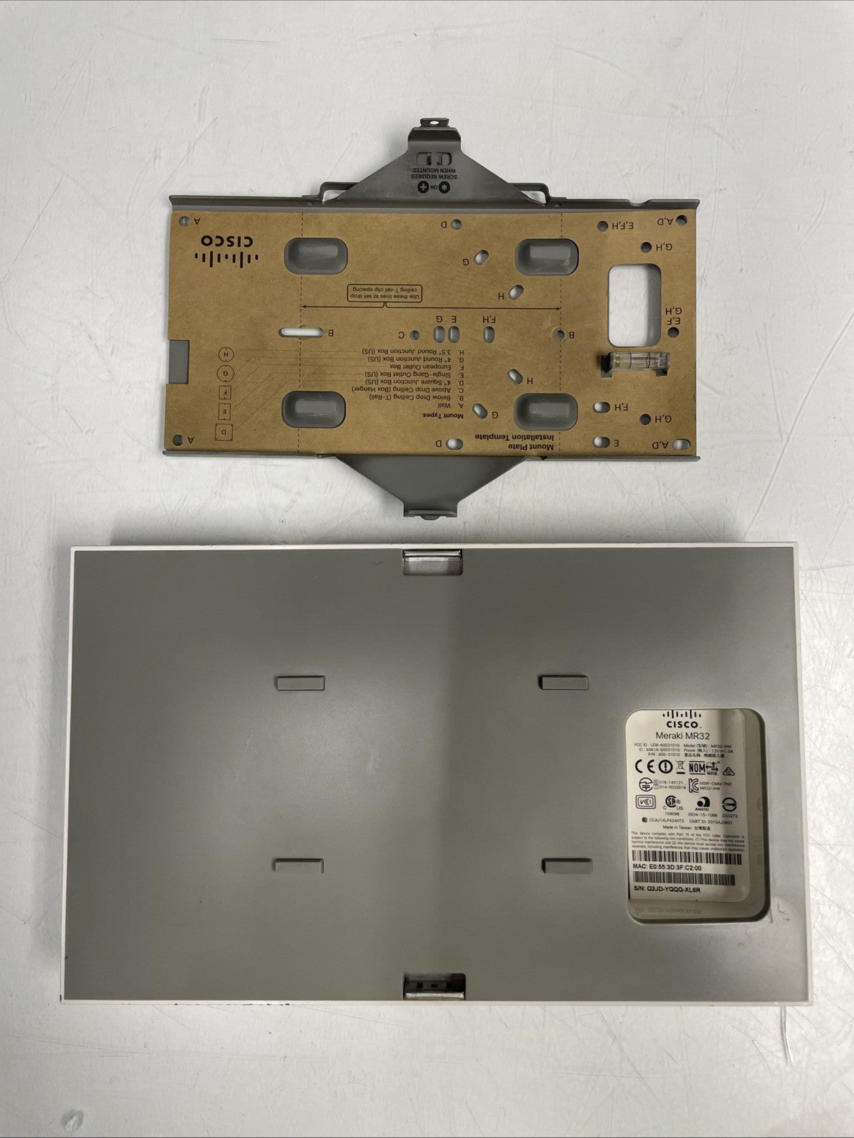 Cisco Meraki MR32-HW Access Point  With MOUNTING BRACKET  +