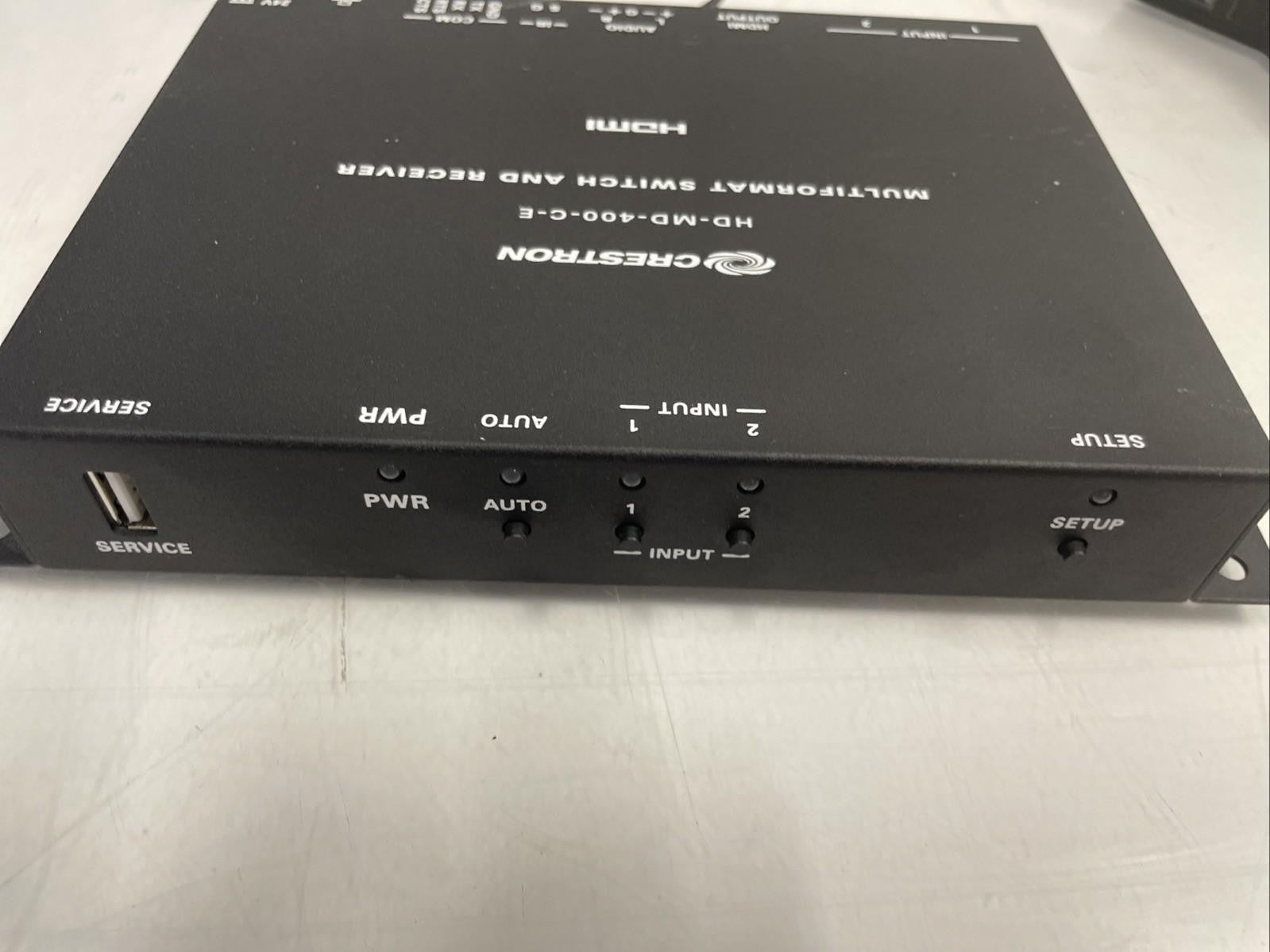 Crestron hd-md-400-c-e Multiformat Switch, Receiver and Transmitter and adapter