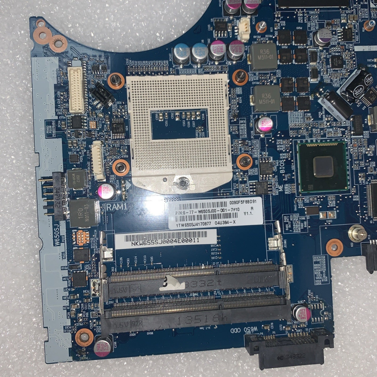 6-77-W650SJ00-D01 For Clevo W65J0 W650SJ Laptop Motherboard