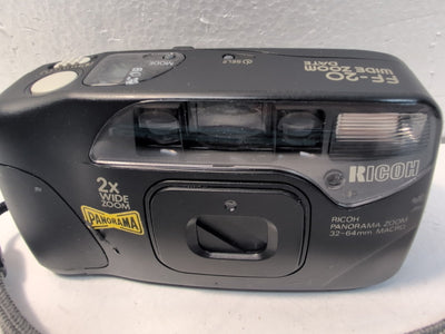 🔥 Ricoh FF-20 Wide Zoom 32-64mm Macro Point & Shoot Film Camera (NO Battery) -