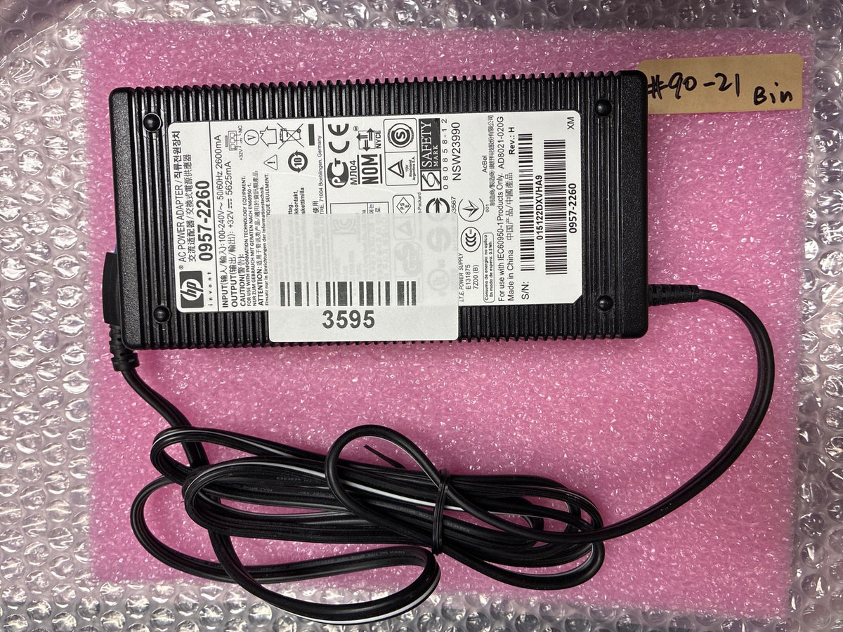 🔥 HP 0957-2260 AC/DC Power Adapter 32V 5625mA IEC C8 Proprietary Connector