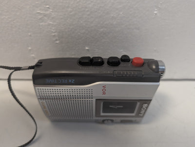 🔥 Sony TCM-200DV Handheld Cassette Clear Voice Recorder Silver -