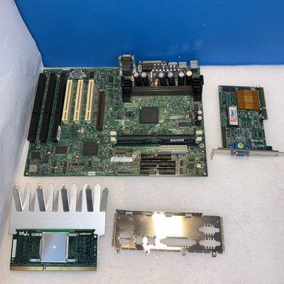 Compaq deskpro ep/sb PC motherboard 332857-001 008312 W/ CPU/RAM/GPU AOPEN PA700
