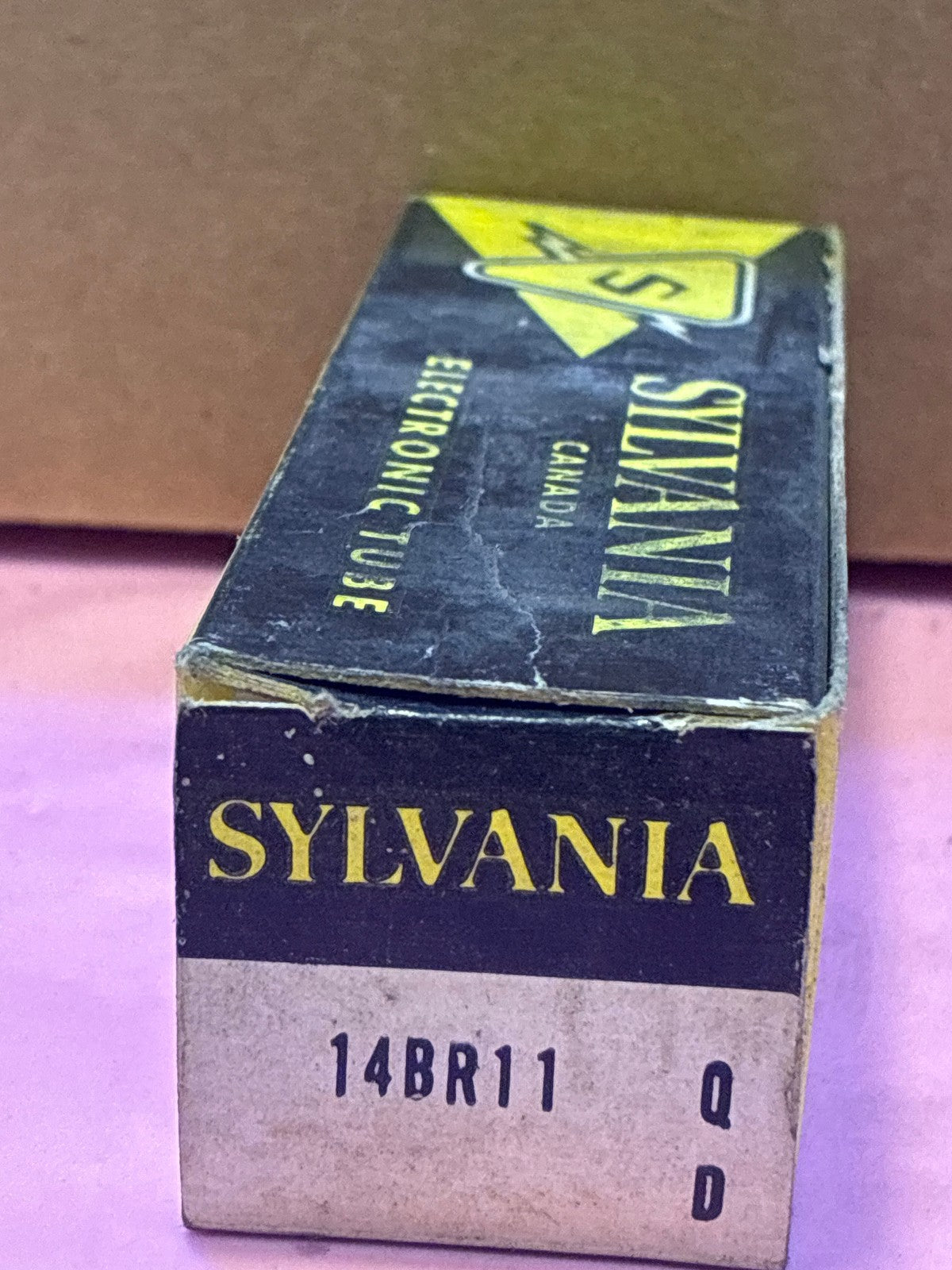 🔥 Sylvania 14BR11 Vacuum Tube in Original Box - Vintage Electronic Tube Canada