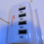 🎸 LeVit SH01 All-in-One OTG 4-Port USB 3.0 Hub - White - USB-A /Micro USB