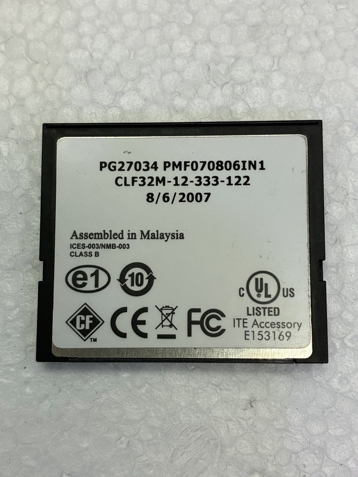 🔥HP Enterprise CompactFlash CF Card 390867-006 ENT_6110 Industrial Flash