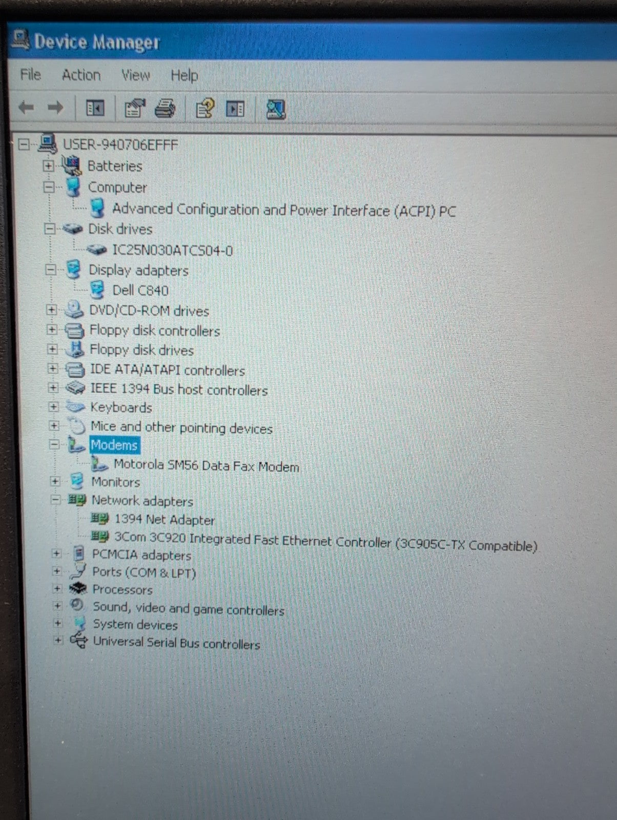 🔥NICE Dell Latitude C840 15" Laptop Pentium4 2.0GHz /1GB RAM /30GB HDD/WinXP  -