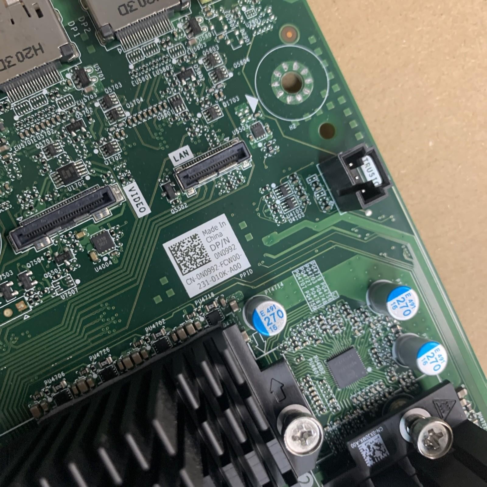 Dell Precision T3660 Tower Workstation LGA1200 DDR5 0N0992 J1C3P Motherboard