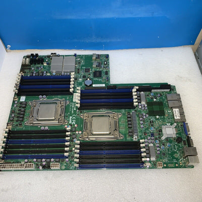 Supermicro X9DRW-3LN4F dual socket 2011 with Dual cPUs