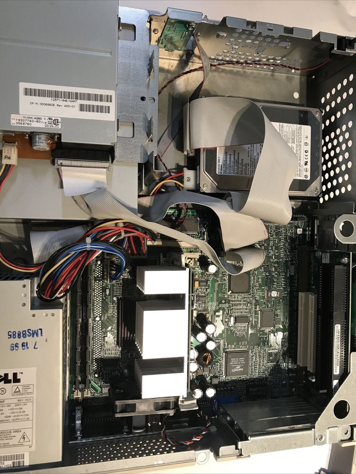 Vintage Dell Optiples G1 celeron CPU 256MB RAM 80GB HD desktop (No OS)