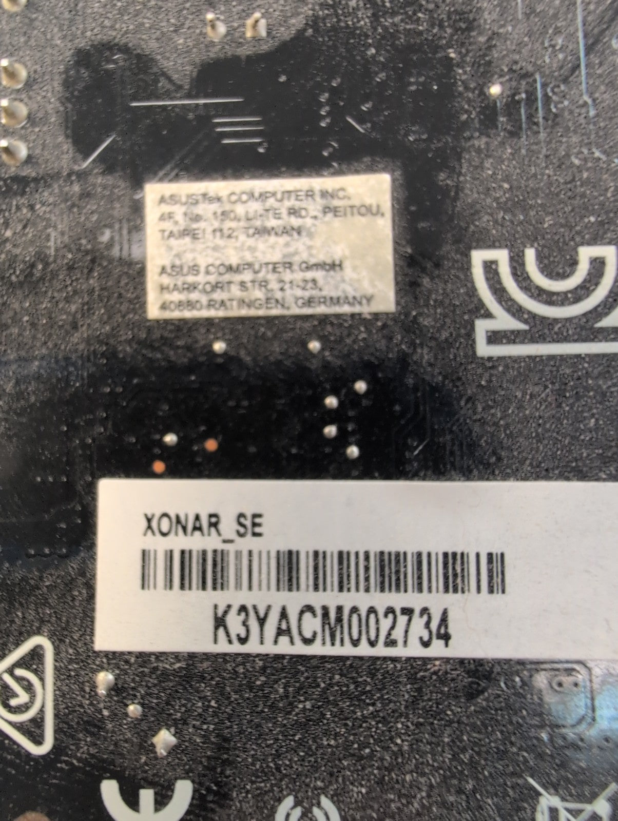 🔥ASUS XONAR_SE Xonar Sound Board -
