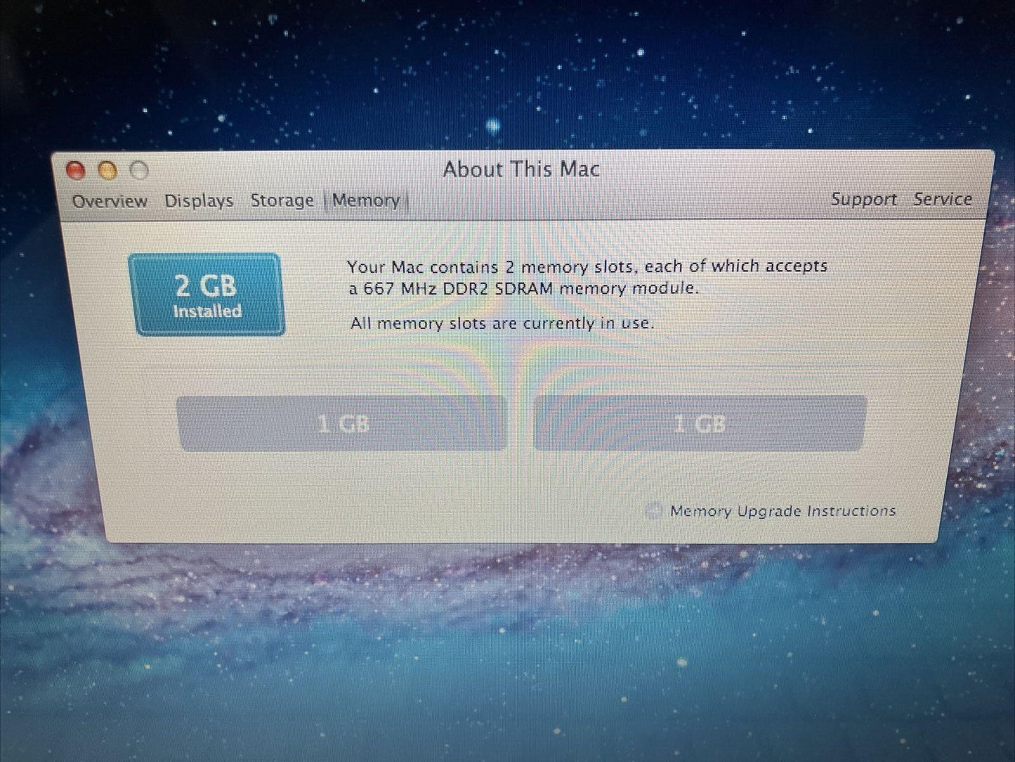 ~ Apple MacBook 13" Laptop 2008 A1181 Intel C2D CPU / 2GB / 160GB HDD (Read) ~