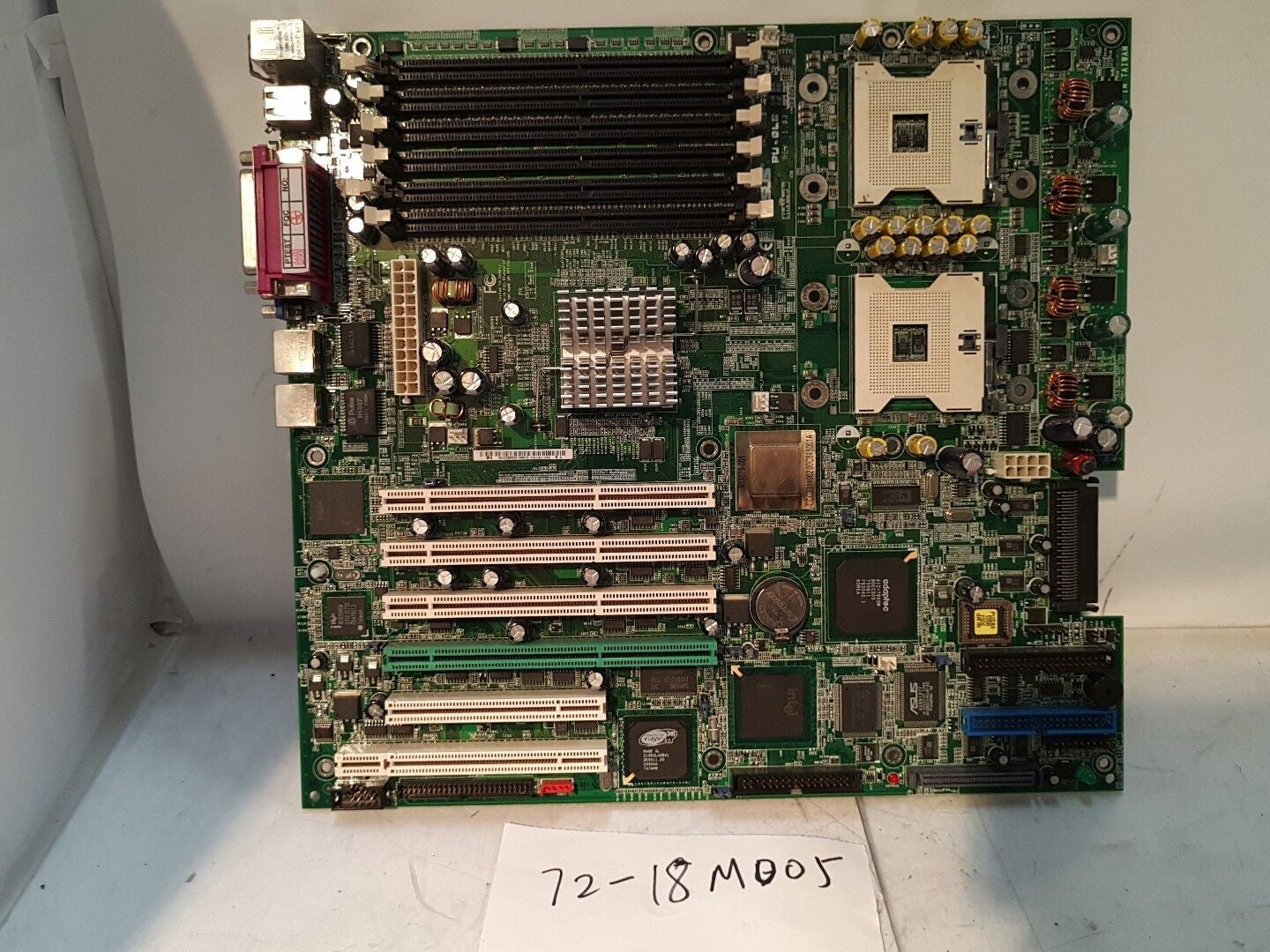 - VINTAGE ASUS PU-DLS DUAL SOCKET 604 SERVER BOARD