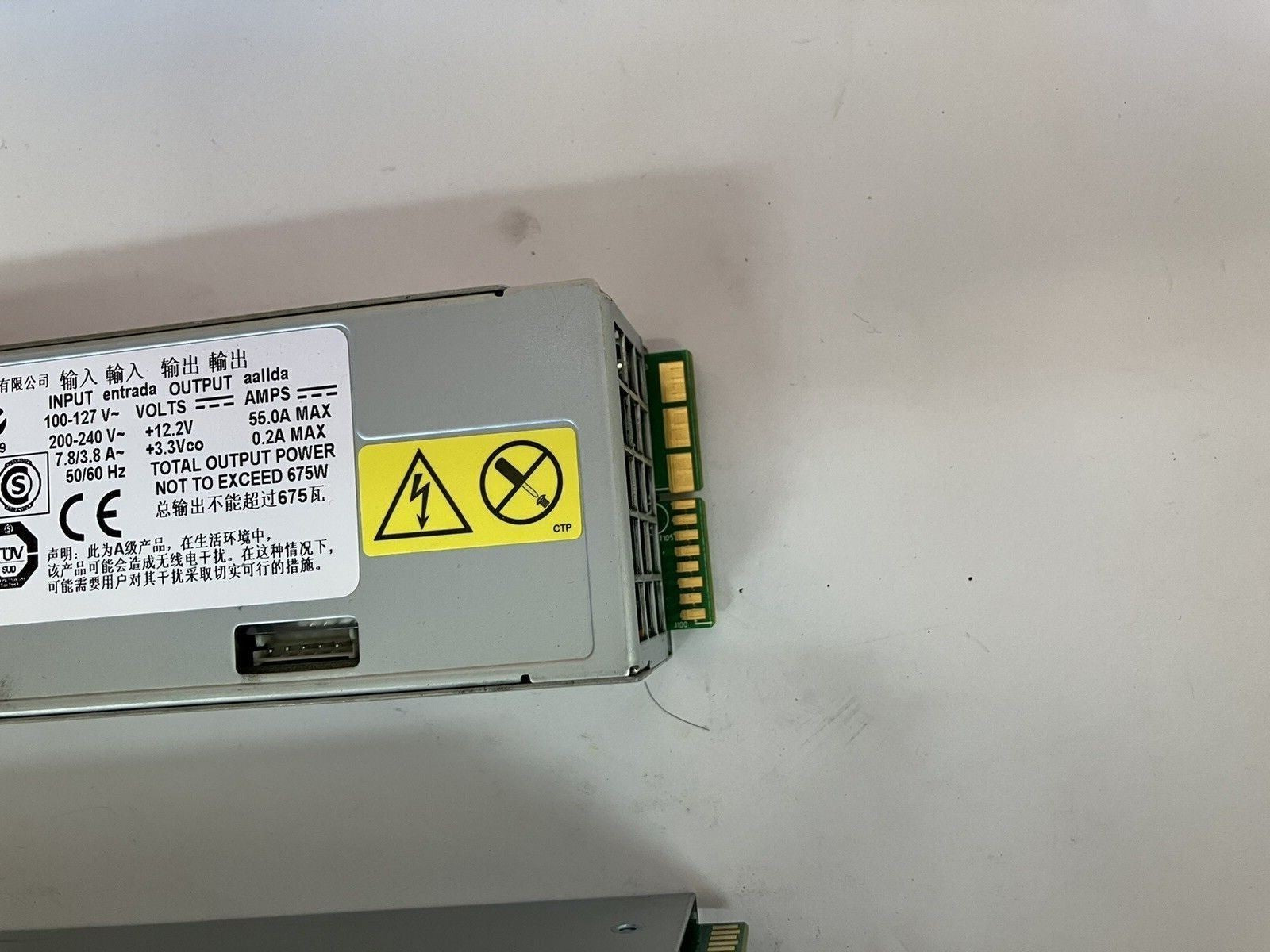~ 2x IBM Emerson 675w Power Supply 7001578-J000 39Y7218 39Y7216