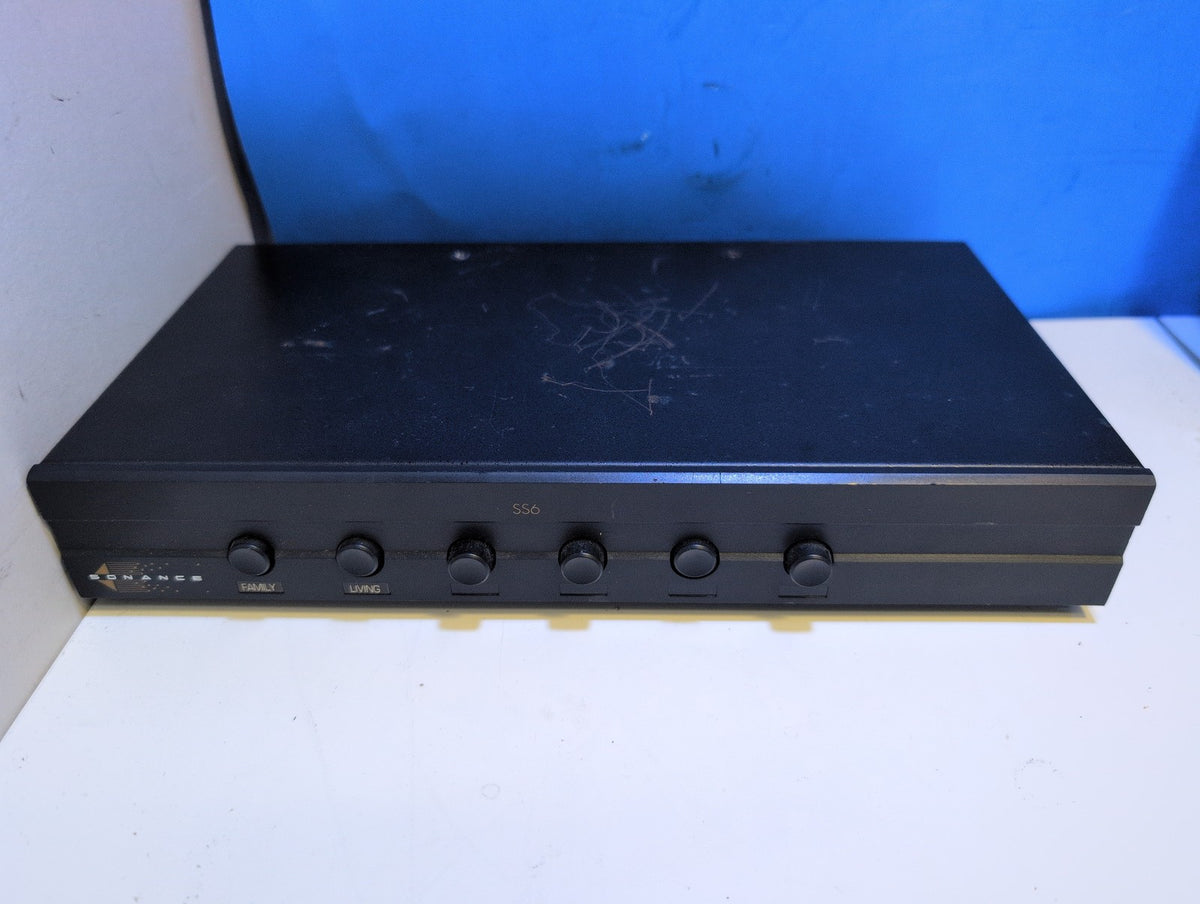 🎸 Sonance SS6 6-Zone Speaker Selector w/ Volume Control Multi-Room Audio