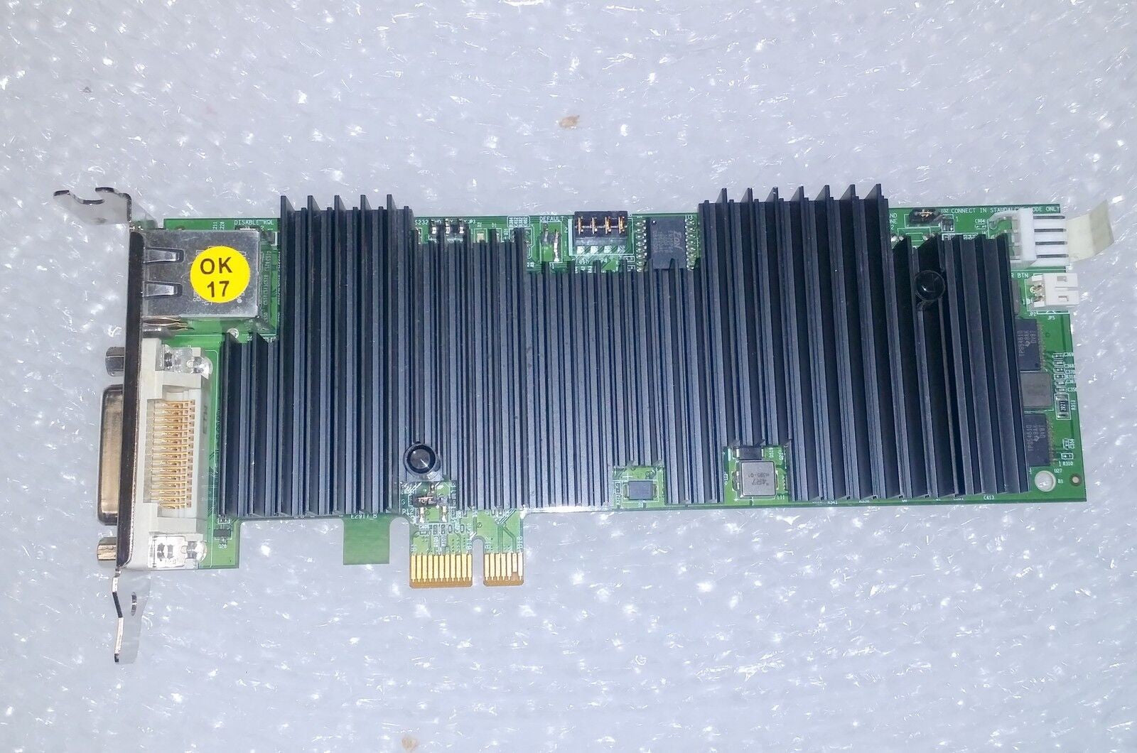 EVGA PCoIP Host Card PCIe x1 DMS-59 RJ45 Connector 128M 