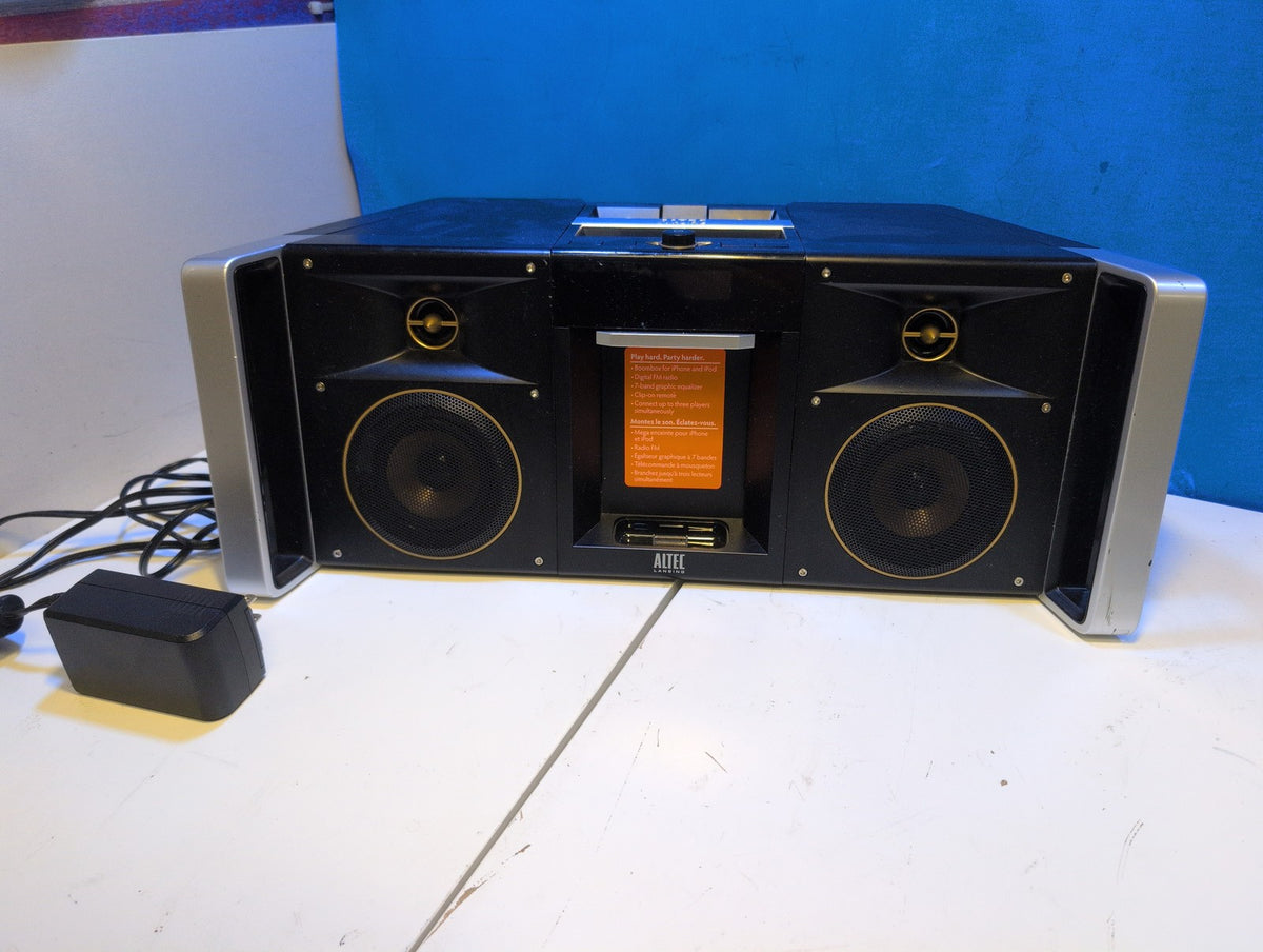 🎸 Altec Lansing inMotion iMT800 Boombox Speaker Dock for iPod/iPhone FM Radio