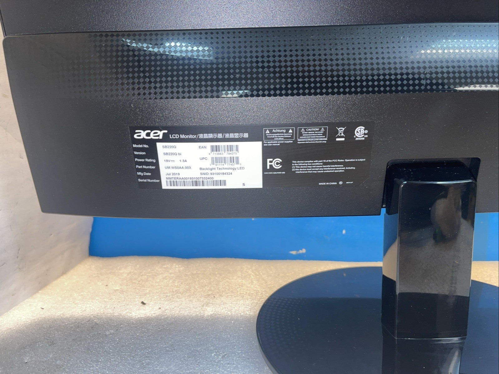 🔥 Acer SB220Q 21.5" Full HD 1920x1080 IPS Ultra-Thin Computer Monitor