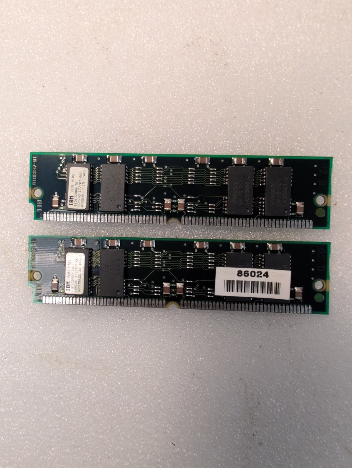 🎸 IBM 72-pin SIMM Memory Module Lot of 2 11D1320BA-70 Compaq 172707-002