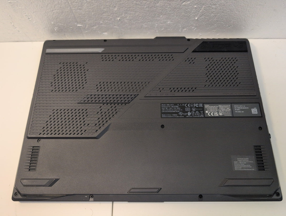 🎸 ASUS ROG Strix G513 Gaming Laptop Ryzen 7 4800H/RTX 3050/16GB/512GB SSD/NO AC