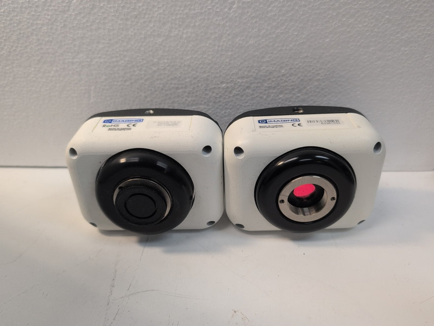 2x QImaging Go Microscope Camera 01-GO-5-R-CLR-12 COLOR 12 BIT -