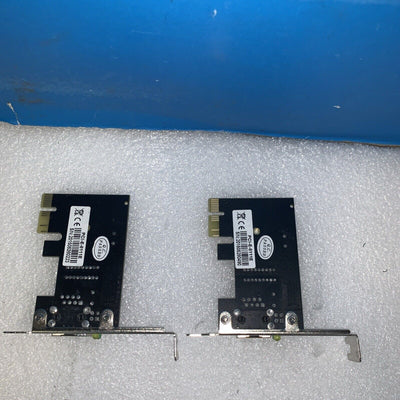 Lot of 2 YCL G1801DG 1507 PCIe PCI-E Gigabit Network Adapter Card