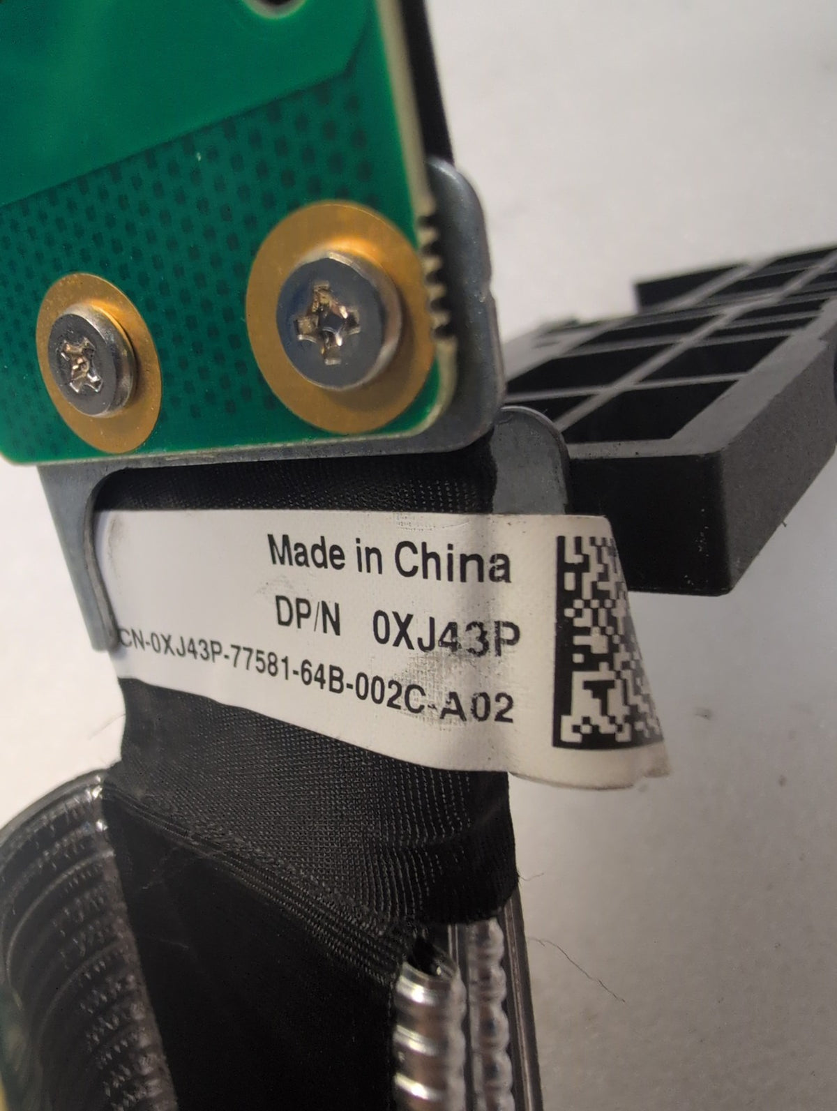 🎸 Dell PowerEdge PCIe Riser Card F LEFT G3 X16 4in1 GPU Cable Bay 3/1 0XJ43P