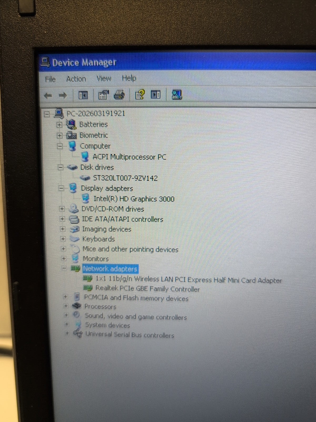 🔥 LENOVO THINKPAD EDGE E530 15.6" Laptop  i3-2350M/ 4GB RAM/320GB HDD/ WinXP -