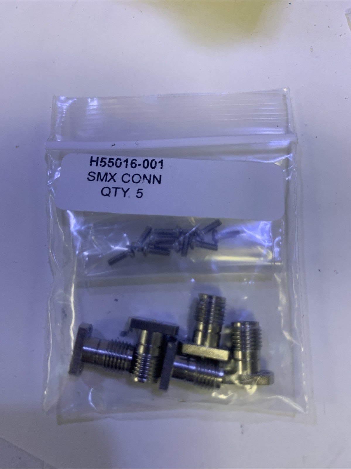 🔥 SMX RF Connector H55016-001 Panel Mount Coaxial Connector Lot of 5