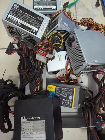 8 x Mixed Brand 400-460W ATX POWER SUPPLY (with PCI-e)
