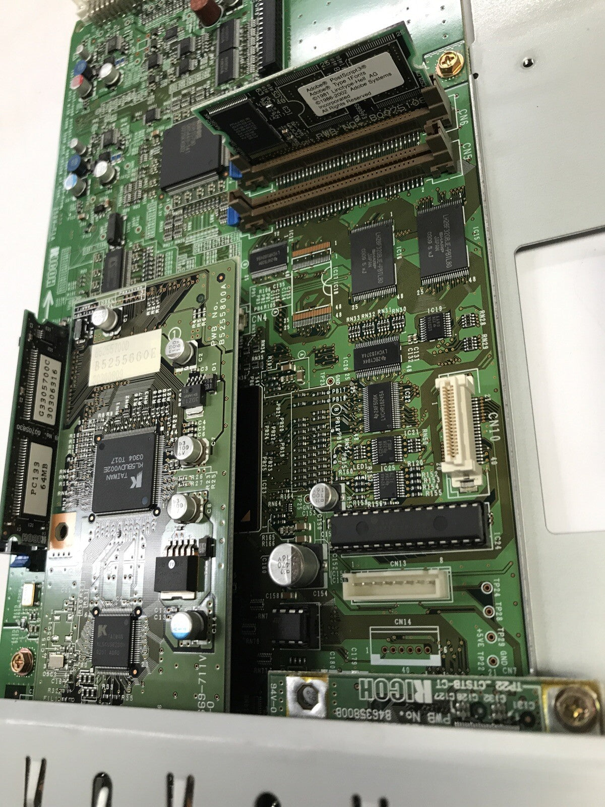 Ricoh Aficio Cl3000 series Printer mainboard with USB network