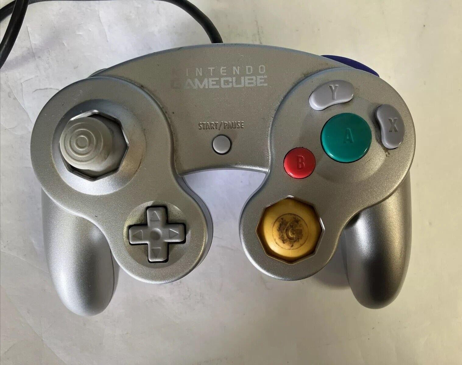 Vintage Nintendo Gamecube Console DOL-101 With 2 Controllers and Accessories ~