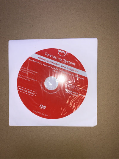 🔥 New ~ DELL Windows 8.1 64 Bit SP1 Reinstallation DVD Disk