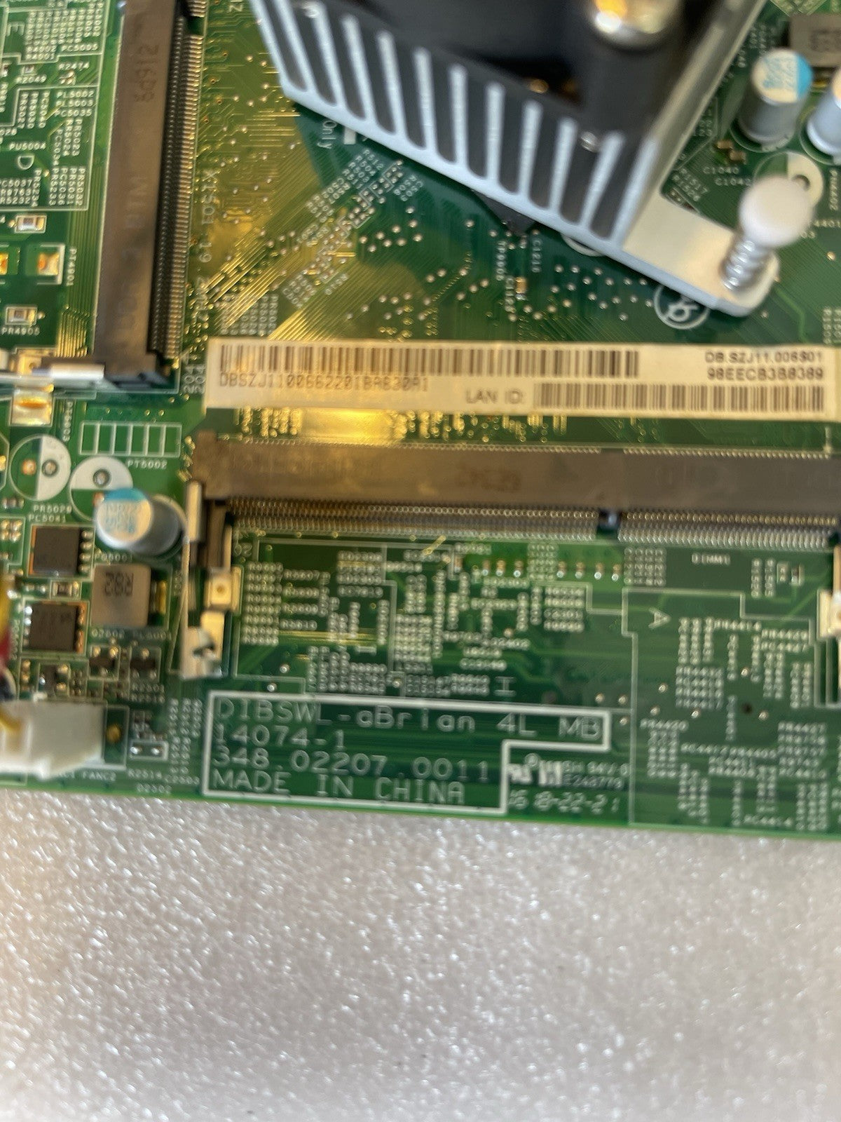 🔥 Acer Aspire XC-704 Desktop PC Intel Motherboard + IO Plate