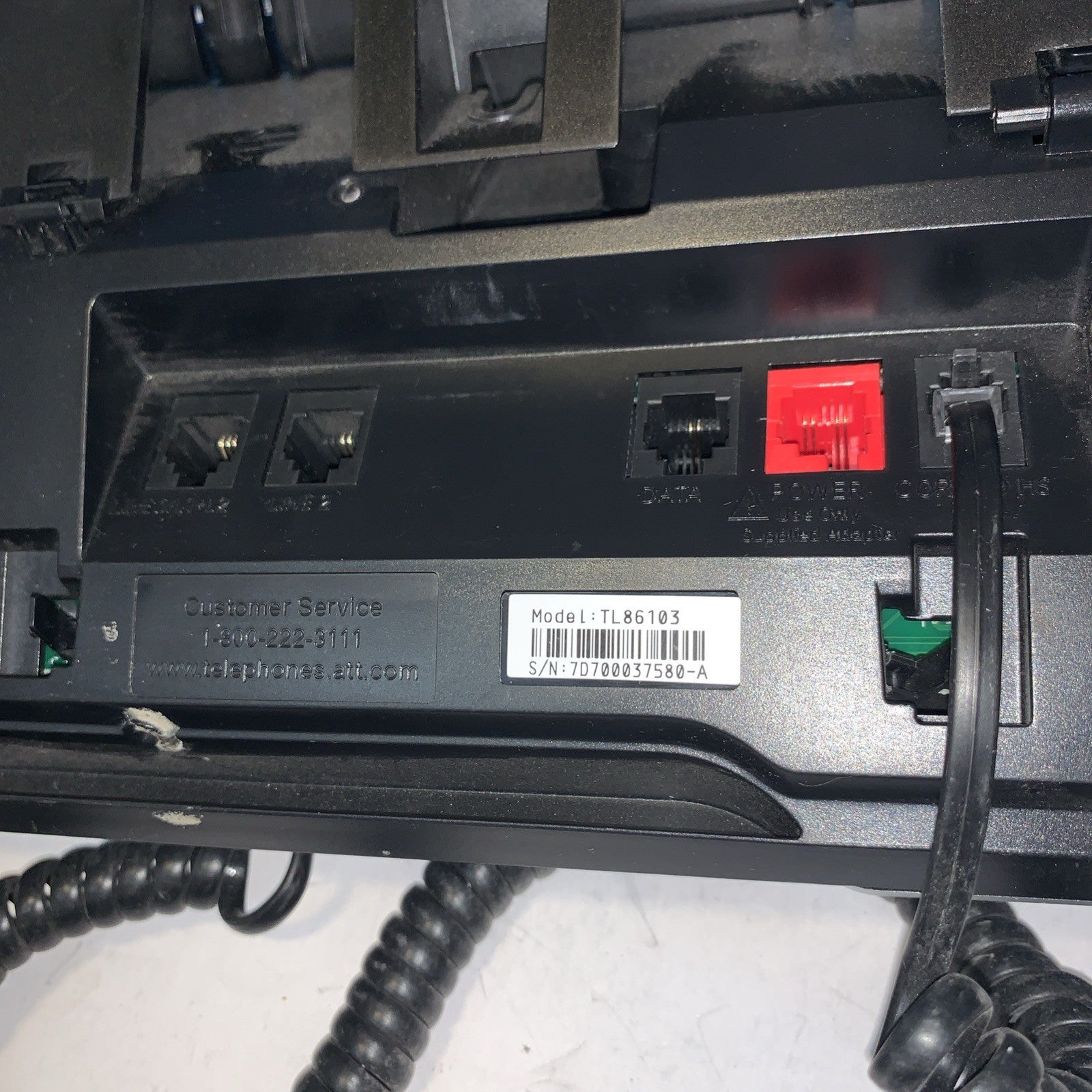 2x AT&T TL86103 DECT 6.0 Connect to Cell 2 Line Answering System with Caller ID